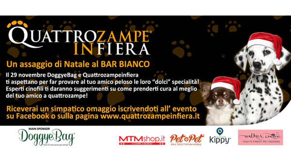 Evento QuattroZampeInFiera Bar Bianco