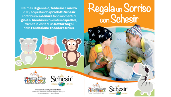 Regala un Sorriso con Schesir