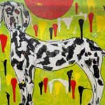 La pittura di Franceschelli: cani e cavalli fatti di colore