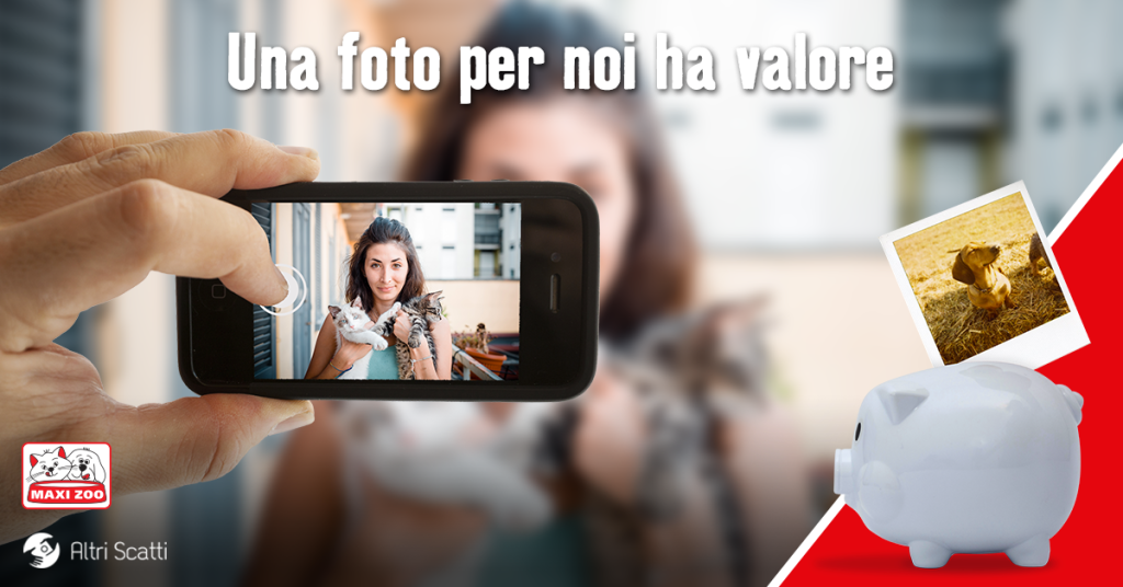 Selfie per la pet therapy, grazie a MAXI ZOO