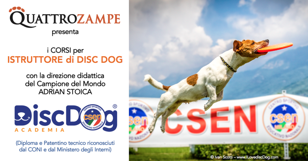 Al via I love Disc Dog, l’accademia per diventare istruttori