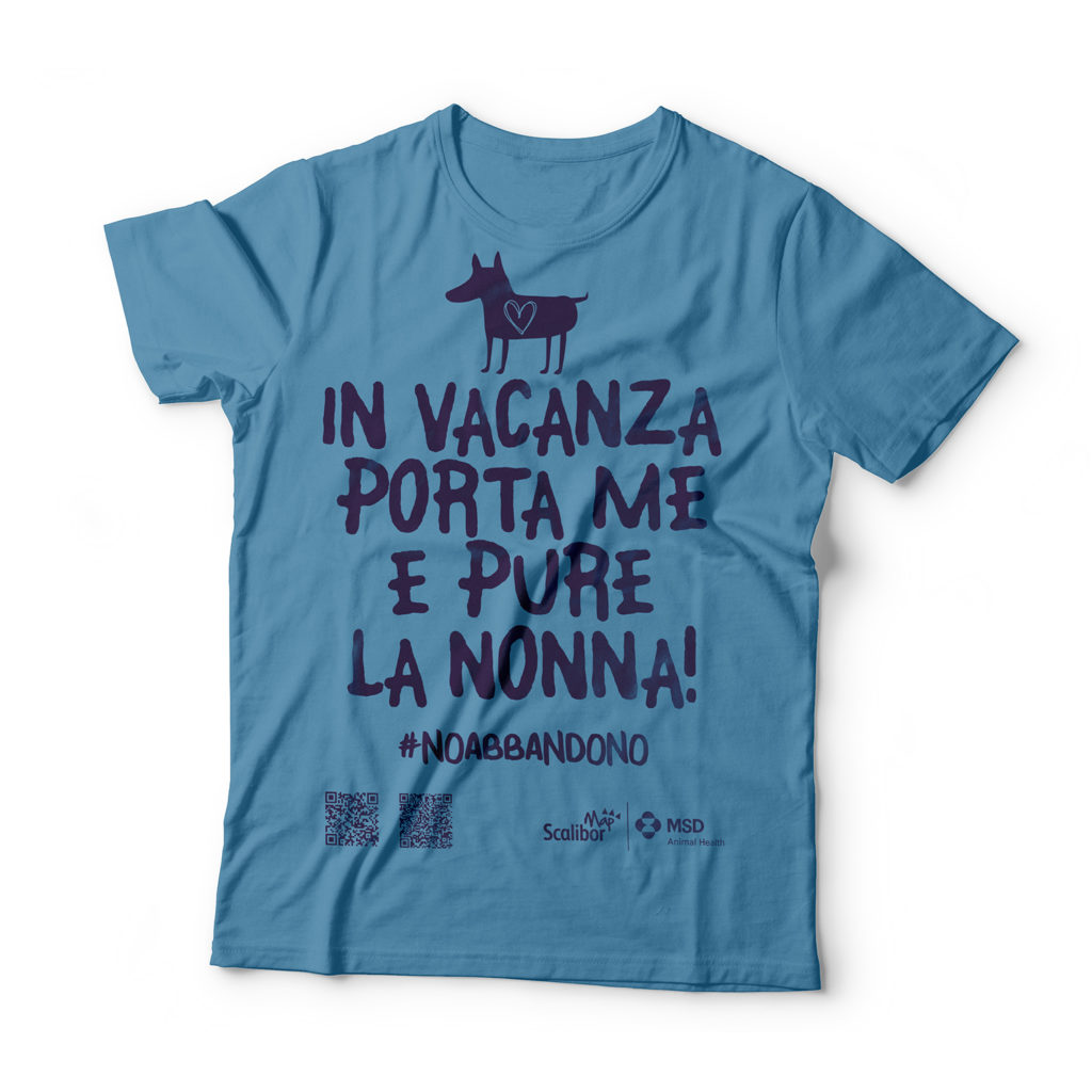 Contro l’abbandono tutto l’anno! Con la T-shirt di ScaliMap