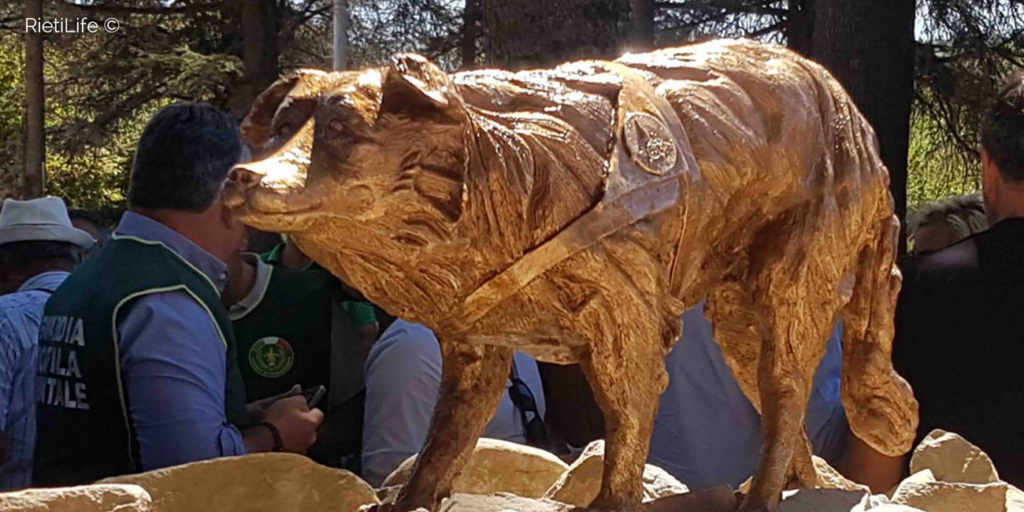 Inaugurata la statua di Camilla ad Amatrice