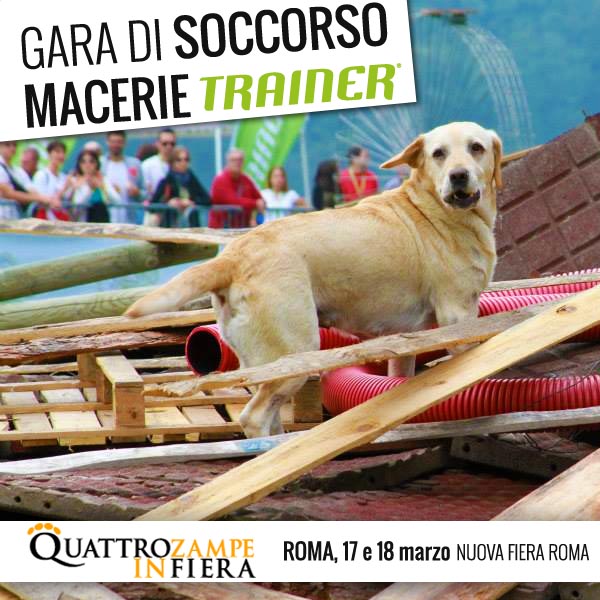 Quattrozampeinfiera a Roma il 17 e 18 marzo