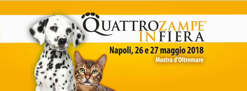 Quattrozampeinfiera a Napoli il 26 e 27 maggio 2018