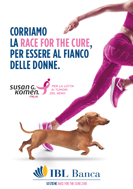 Pet Therapy alla Race for the Cure 2018