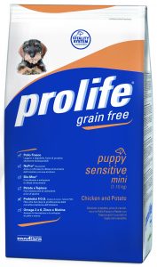 Il tuo cucciolo è sensibile a certi alimenti? La risposta è efficace e arriva dalla linea "Prolife puppy sensitive”.