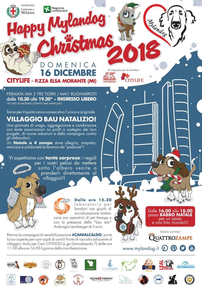 Happy Mylandog Christmas, un villaggio di Natale per i cani meno fortunati