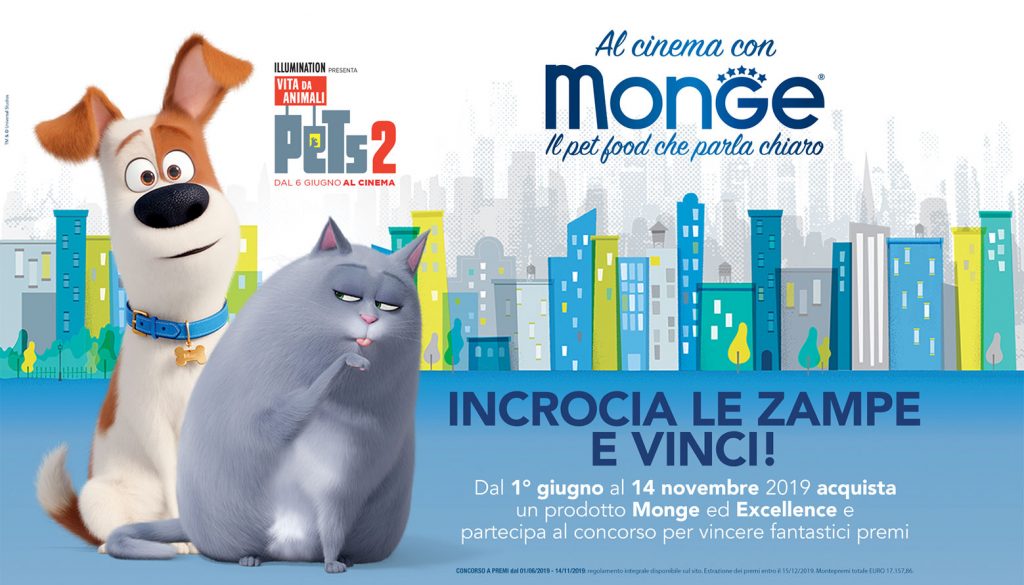 Pets 2, al cinema con il concorso organizzato da Monge