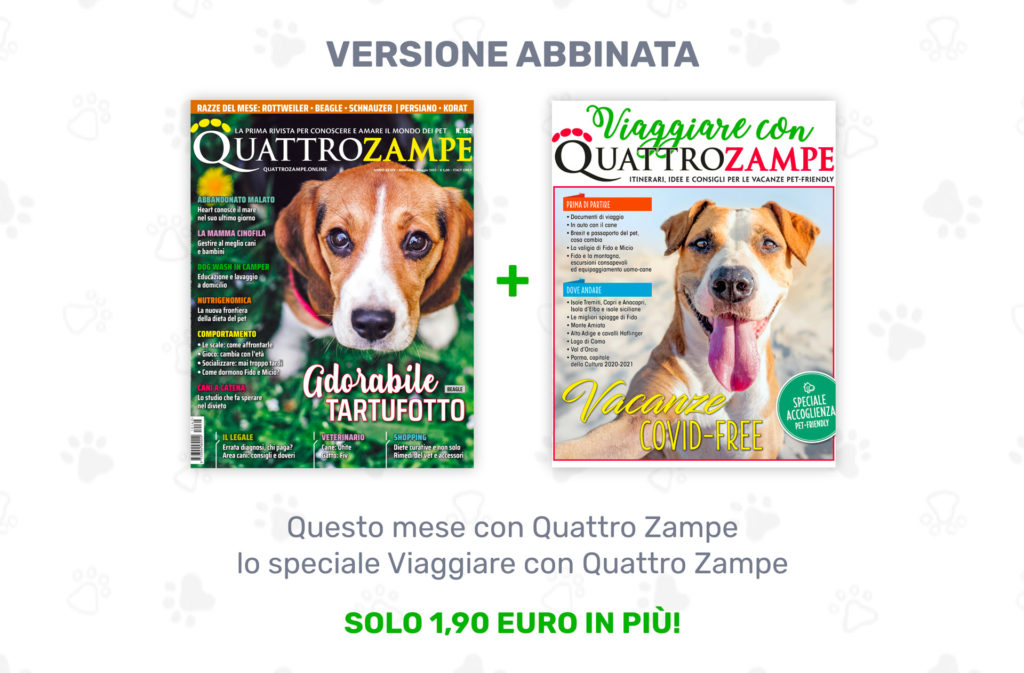 È in edicola il numero di maggio 2021 di Quattrozampe