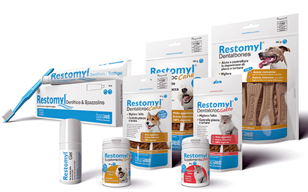 Restomyl® una linea per la salute orale di cani e gatti