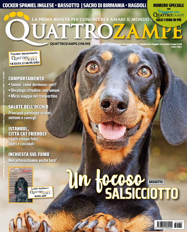 È in edicola il numero di Maggio 2023 di Quattrozampe