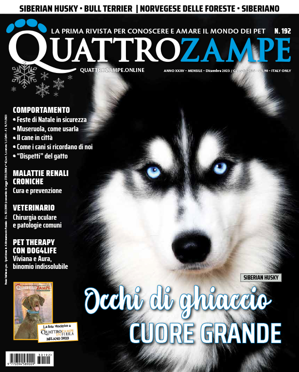 È in edicola il numero di dicembre 2023 / gennaio 2024 di Quattrozampe