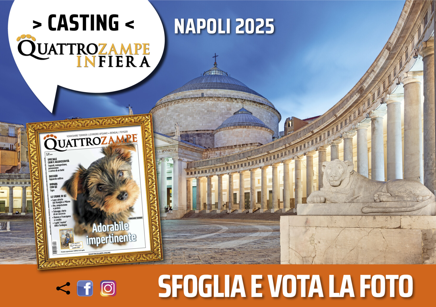 Concorso Fotografico - QuattroZampe in Fiera - Napoli - Aprile 2025