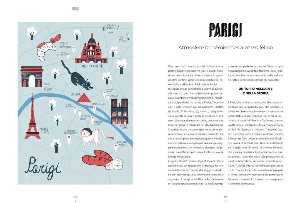 Atmosfere bohémiennes a passo felino sono quelle che attraversa l'Atlante Gattaro per le strade di Parigi