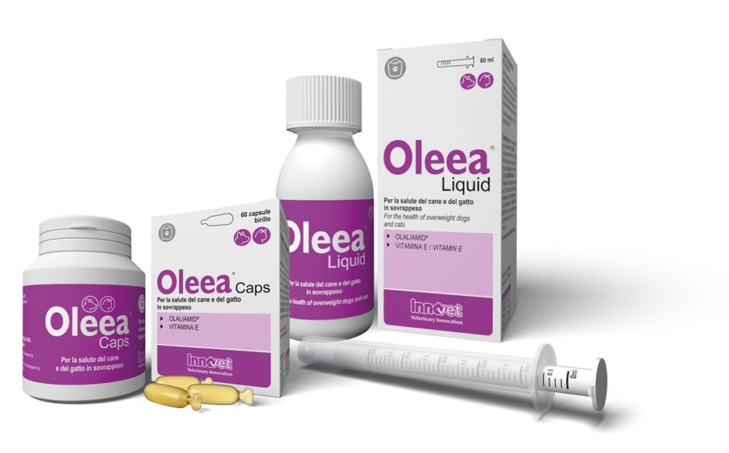 I prodotti Oleea, alimento complementare Innovet a base di Olaliamid